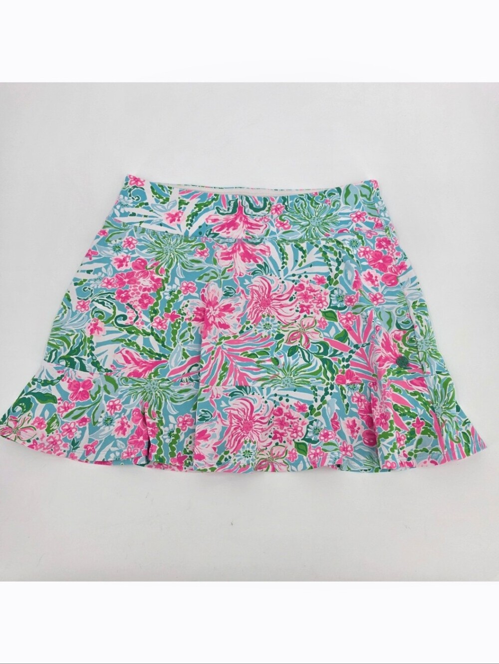 Lilly Pulitzer Luxletic Zadora High Rise Skort Medium Tropical Print